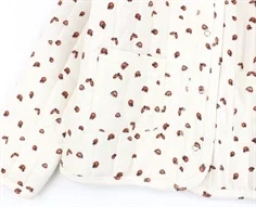 Petit Piao ladybug quilted overgangsjakke